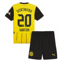 Borussia Dortmund Marcel Sabitzer #20 Koti Peliasu Lasten 2024-25 Lyhythihainen (+ Lyhyet housut)